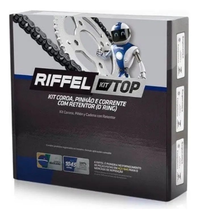 Kit Relação Riffel Cg 150/160 Titan Fan Start Cargo Mix Com