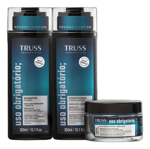 Kit Truss Uso Obrigatório Reconstruction Trio (3 Produtos)