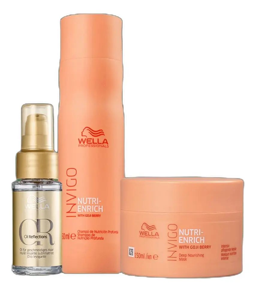 Kit Wella Professionals Invigo Nutri-Enrich + Oil Reflection