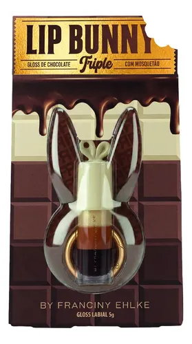 Lip Bunny Triple Hidratação E Brilho Labial Franciny Ehlk