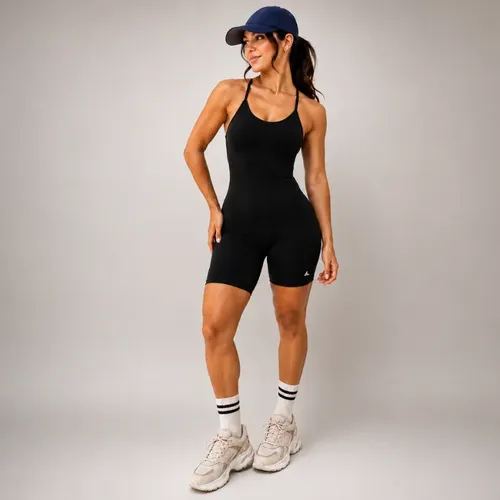 Macaquinho Fitness Feminino Macacão Treino Ginástica
