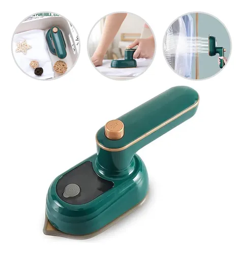 Mini Ferro De Passar Roupa A Vapor Para Viagem Bivolt