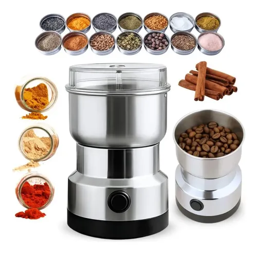 Moedor De Café Elétrico Multifuncional Inox
