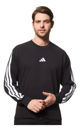 Moletom Casual Masculino Essentials Três Listras Adidas