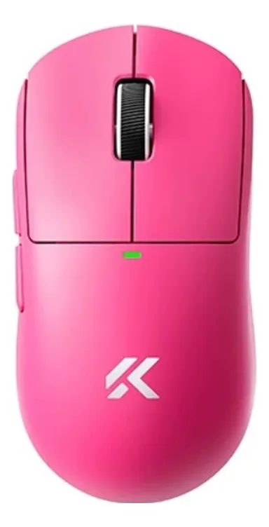 Mouse Gamer Mchose A5 V3 Ultra Sem Fio Paw3395 26k Dpi Rosa