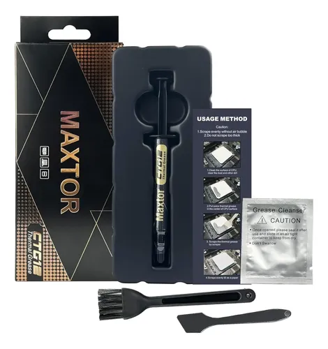 🔥 Pasta Térmica Maxtor Ctg12 - 18 W/mk Cpu Gpu Ps4 Xbox Laptop Cinza-escuro 🔥