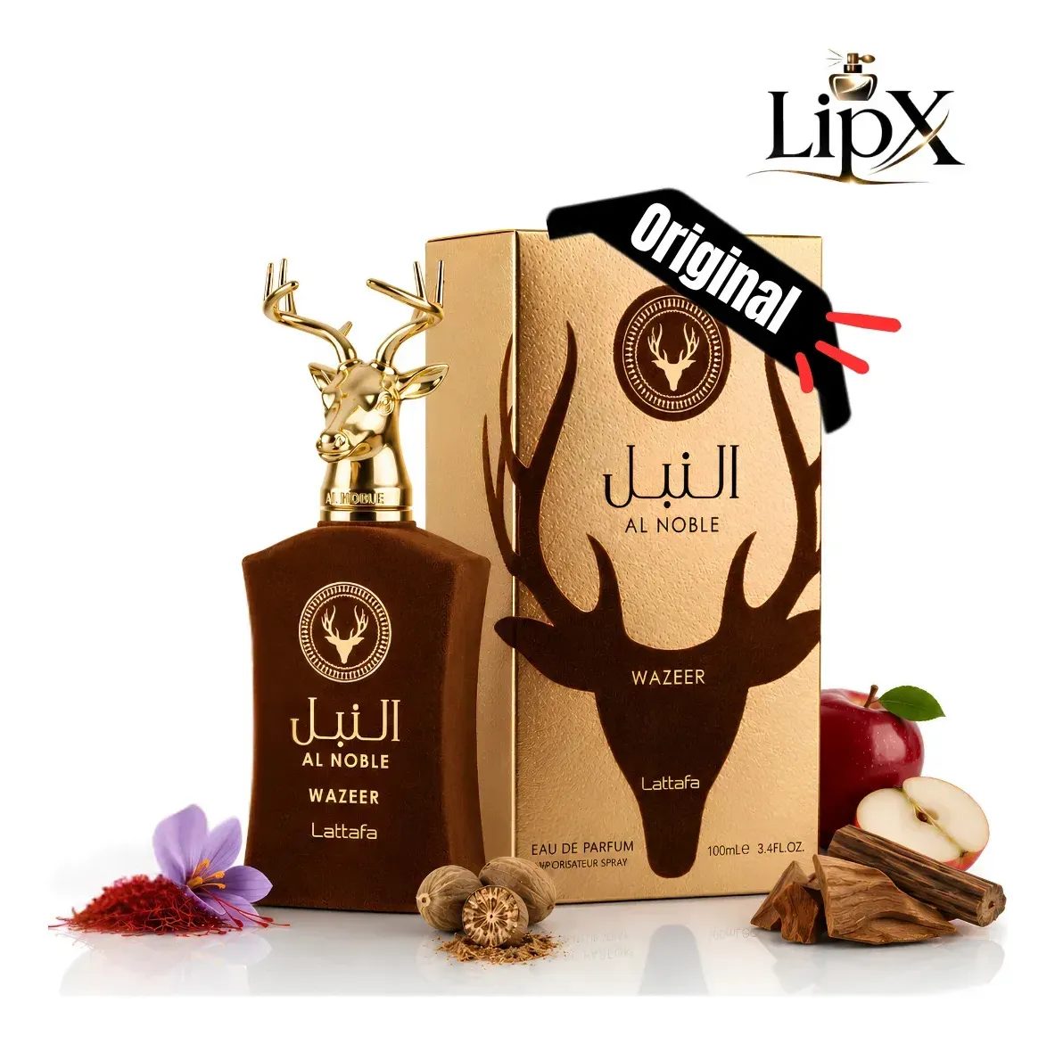 Perfume Árabe Lattafa Al Noble Wazeer Edp 100ml Masculino