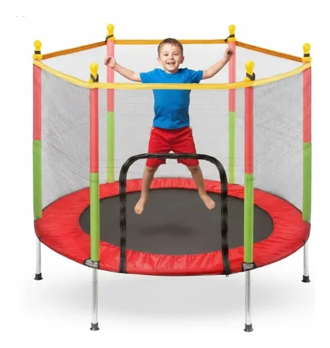 Pula Pula Cama Elástica Trampolim Infantil 1,4m Reforçado