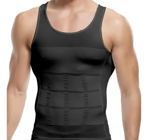 Regata Masculina Modeladora Slim Alta Compressão