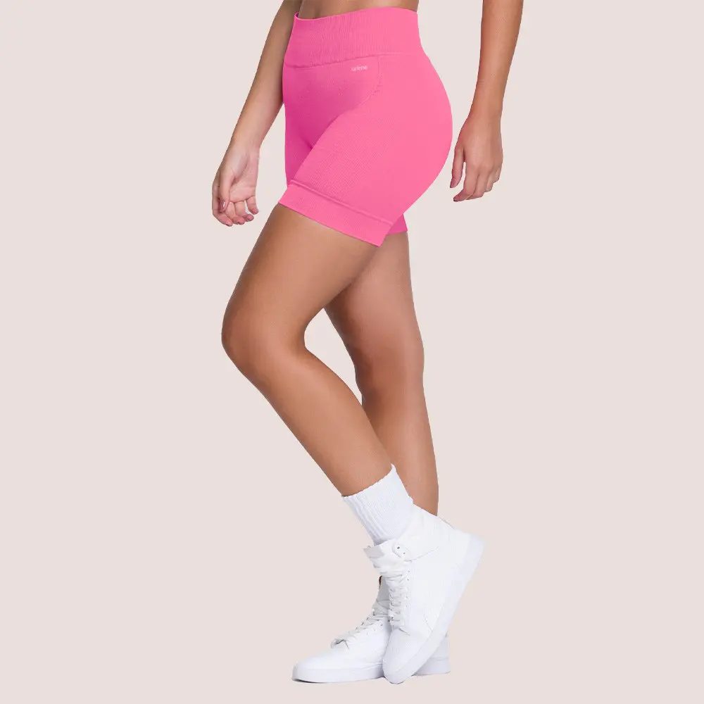 Shorts Feminino Selene Alta Sustentação Zero Transparencia (3 Cores)