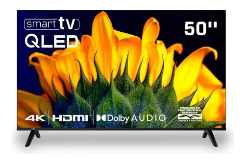 50” QLED Smart TV HQ QLED 50 Polegadas 4K