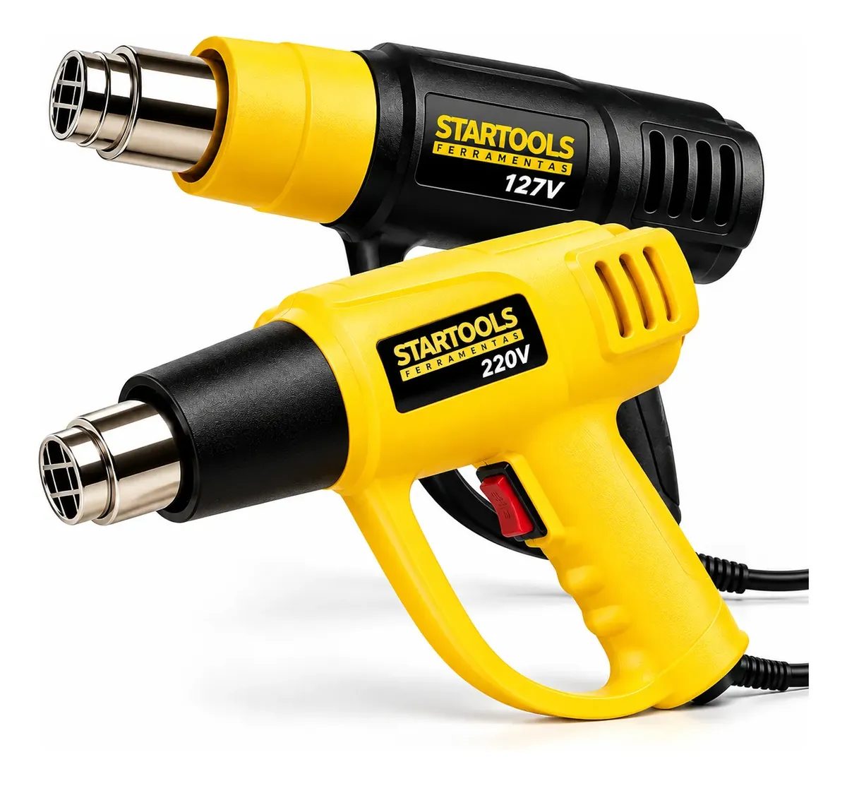 Soprador Térmico Elétrico Profissional 2000w Turbo Portatil Amarelo 220v