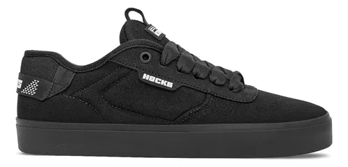Tênis Hocks Unissex Lona Flat Core Preto