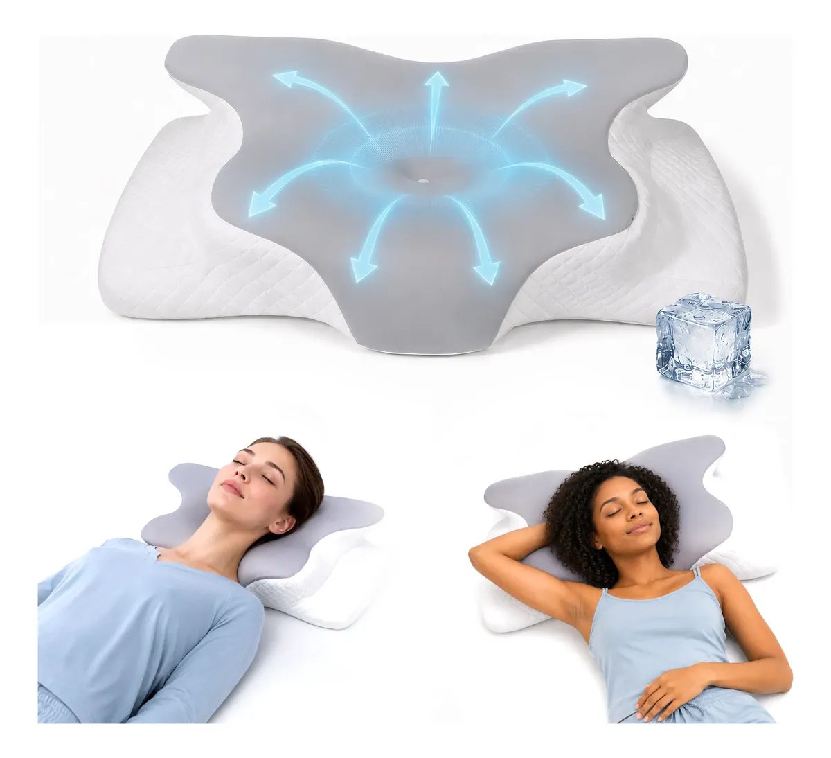 Travesseiro Cervical Borboleta Ergonômico