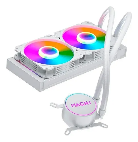 🔥 Water Cooler Mach1 Logic Gk240w Rgb 240mm Branco