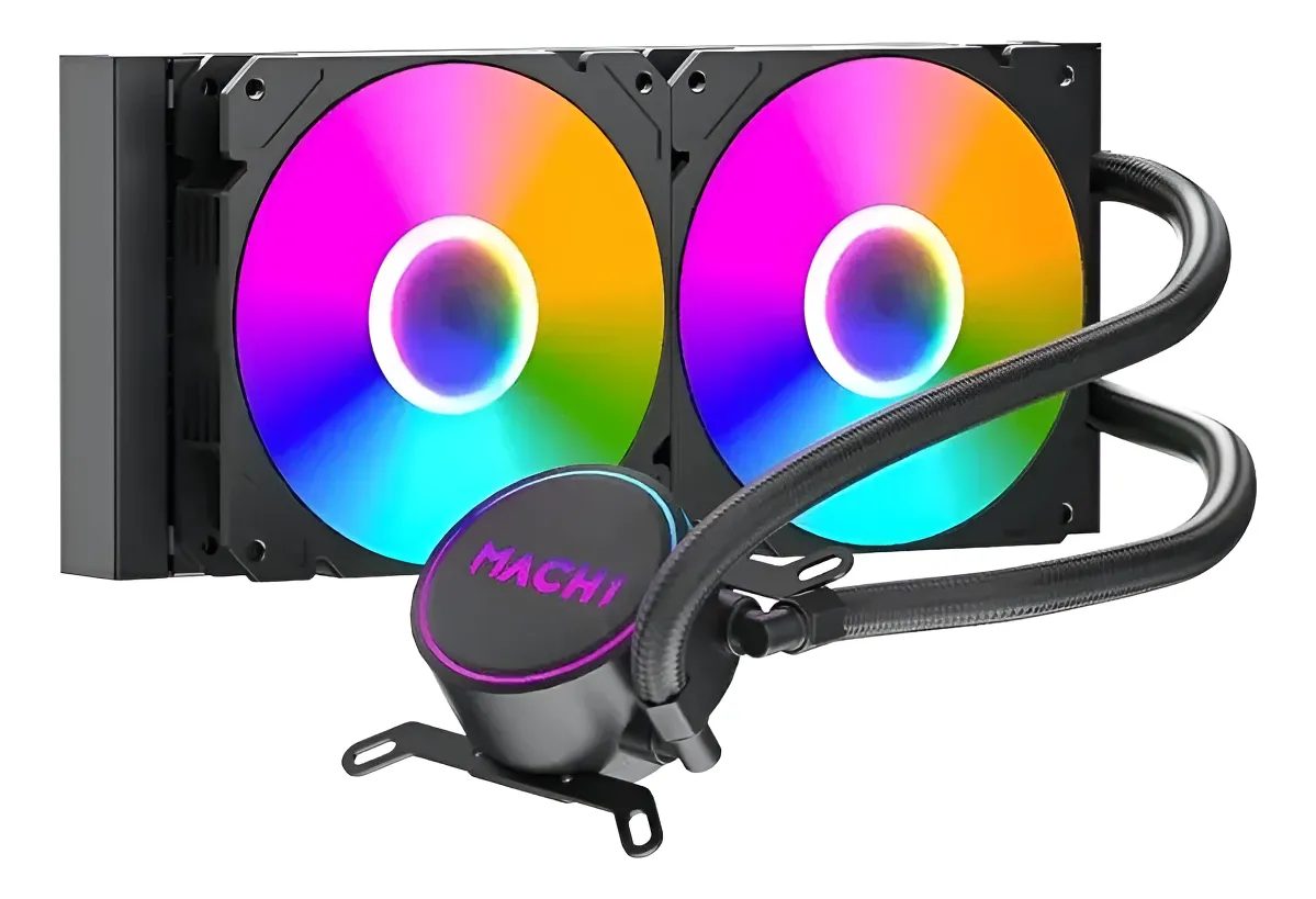 Water Cooler Mach1 Logic, Rgb, 240mm, Amd E Intel 240w Tdp Preto