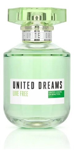 Perfume Benetton United Dreams Live Free Eau de Toilette 80 ml Feminino