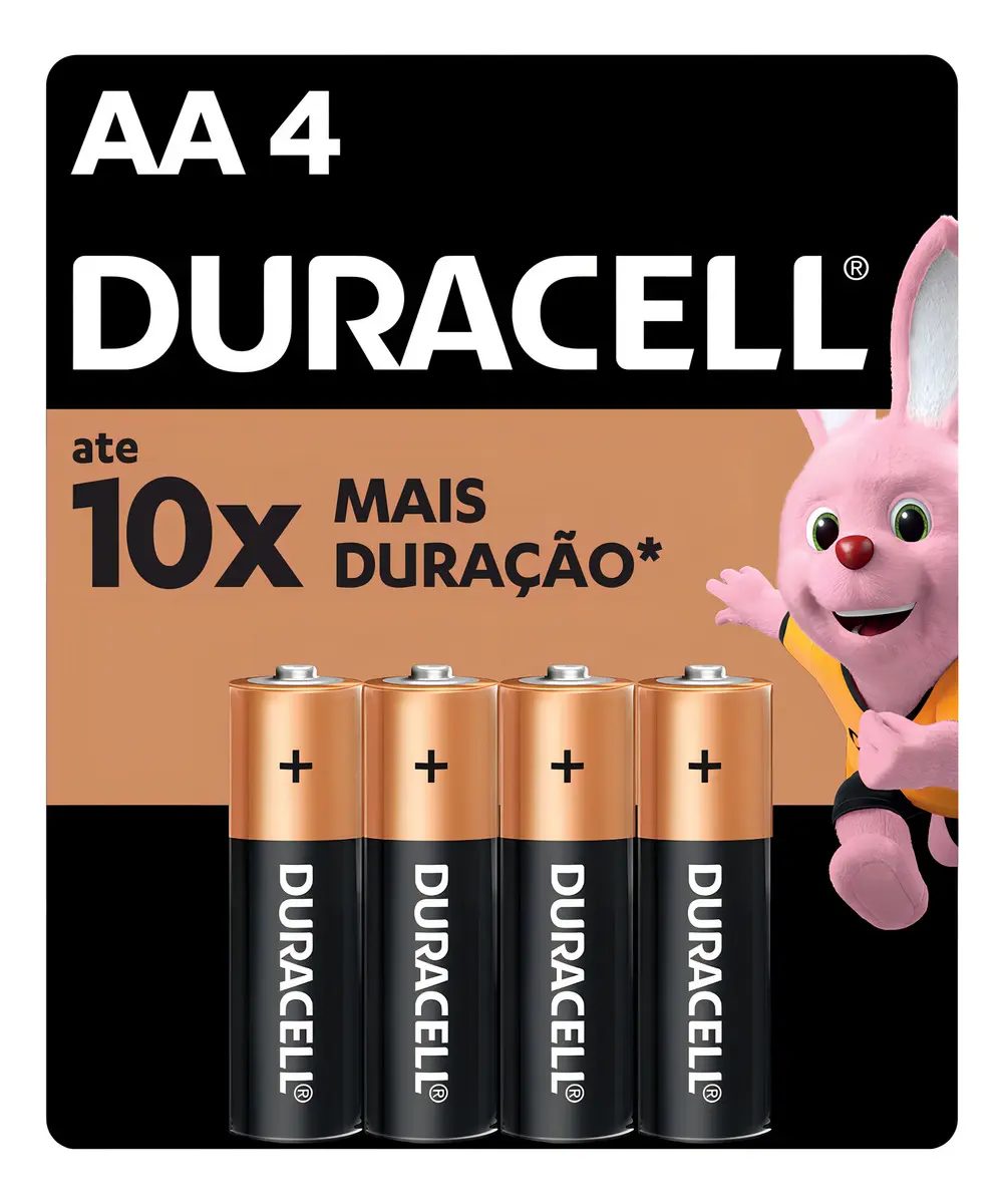 Pilha Alcalina AA Duracell