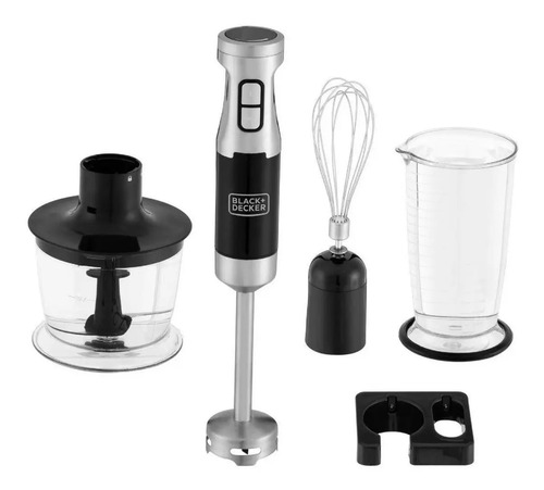 Mixer Vertical 3 em 1 BLACK+DECKER MK600 Com Design em Inox Preto 220V