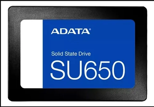 SSD240GB Adata 2.5 SU650 ASU650SS-240GT-R 240GB preto