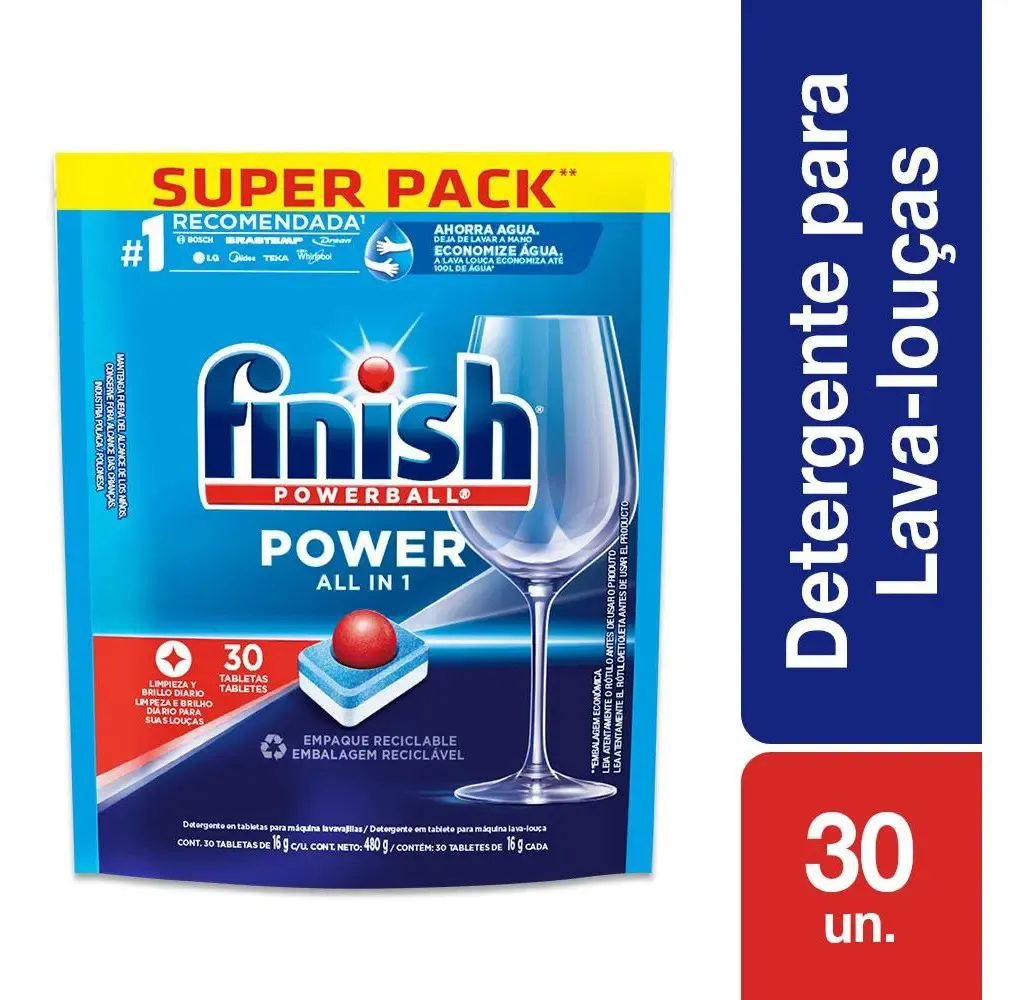 Finish Powerball 30 Unidades