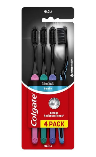 ✅ Colgate Kit Slim Soft Black
