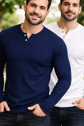 SAI A R$ 34 CADA CAMISETA HENLEY