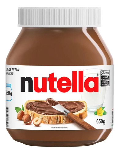 🔥 Creme De Avelã Nutella 650 g