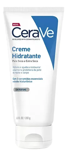 Creme Hidratante com 3 Ceramidas para Pele Seca e Extrasseca CeraVe 200g