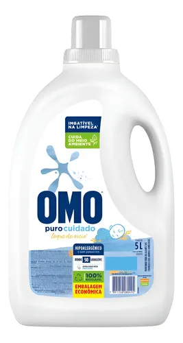 ✅ Sabão Líquido Omo Puro Cuidado