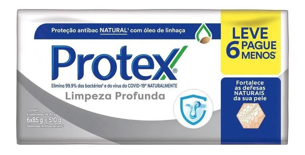 Protex Limpeza Profunda 6 Unidades