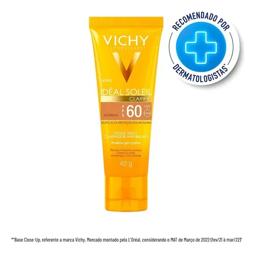 Protetor solar Fps60 Idéal Soleil Clarify Vichy