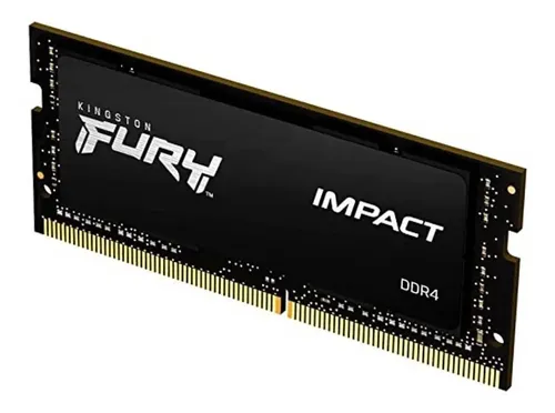 🔥Memória RAM Para Notebook DDR4 8gb 3200Mhz CL20 Kingston Fury Impact KF432S20IB/8 Gamer 