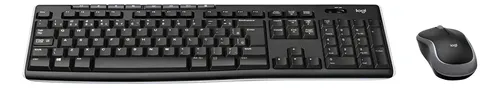 Combo Teclado e Mouse sem Fio Logitech Mk270 Layout Abnt2