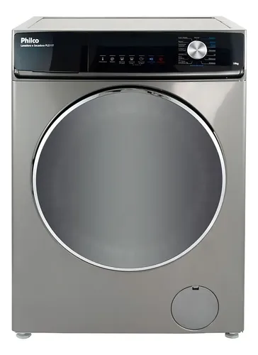 Lava e Seca Philco 16 Programas Eco Inverter 10kg Inox PLS11T