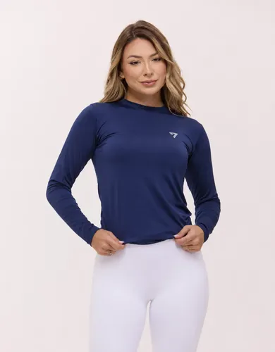 Camiseta Feminina Térmica Manga Longa Proteção Solar Uv