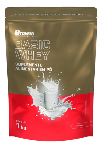 ✅ Whey Protein Basic Growth 1kg