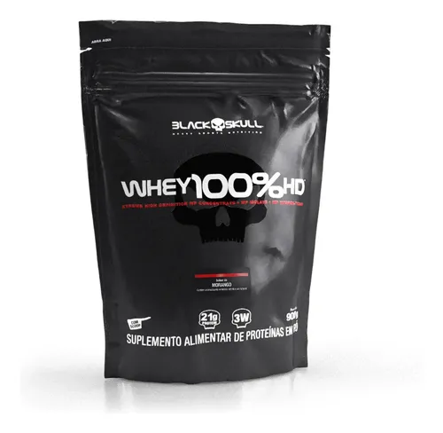 Whey 100% Hd Refil Black Skull - 900g
