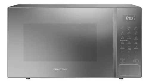 Micro-ondas Brastemp 32L Cinza com Menu Gourmet - BMS46AR