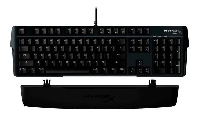 Teclado Mecânico Gamer HyperX Alloy MKW100 RGB Switch Red Full SizeB, US, Preto - 4P5E1AA