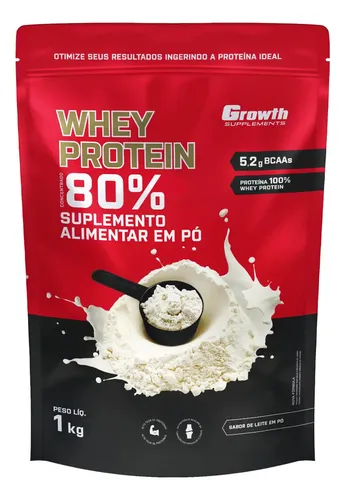 ✅ Growth Supplements Whey Concentrado 1kg