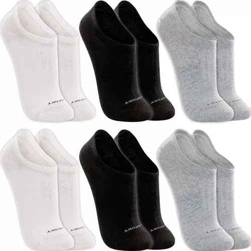 Kit 6 Pares Meias Lupo Soquete Invisível