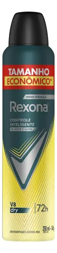 ✅ Rexona Men Antitranspirante V8 250ml