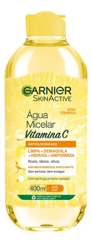 Água Micelar Antioleosidade Vitamina C 400ml Garnier