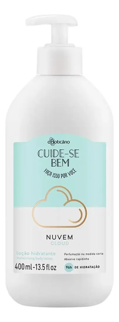 Creme hidratação para corpo Boticário Cuide-se Bem Nuvem 400mL