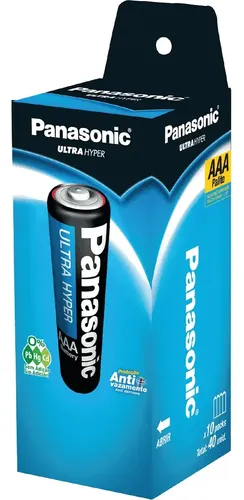 ✅ Panasonic Pilhas AAA Tubo