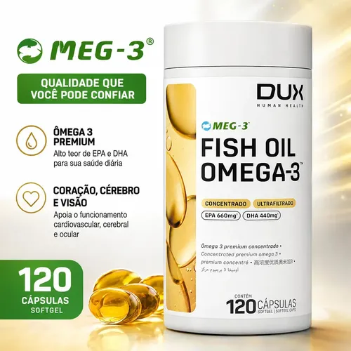 Fish Oil Omega 3 Dux Nutrition 120caps