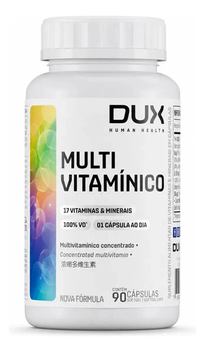Dux Nutrition Multivitamínico - Pote 90 Cápsulas