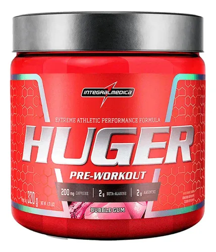 Pré Treino Huger Bubble Gum 320g Integralmédica
