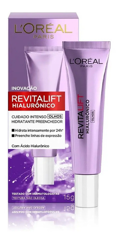 Creme Antirrugas para Olhos 15g L'Oréal Paris Revitalift
